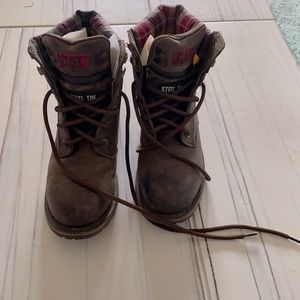Caterpillar steel toe boots